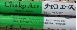 Bút viết bay 2 đầu tím trắng Chako Ace